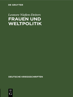 cover image of Frauen und Weltpolitik
